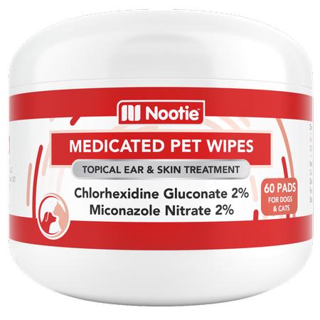 Medicated Pet Wipes Pads for Dogs & Cats