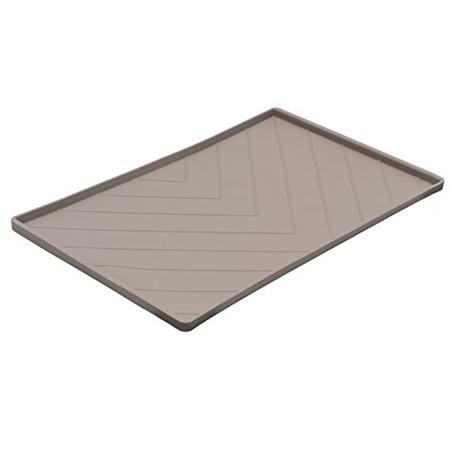 Messy Mutts Silicone Bowl Mat with Raised Edge - Large Size