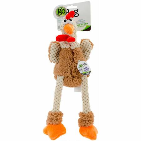 Checkers Skinny Brown Rooster Toy