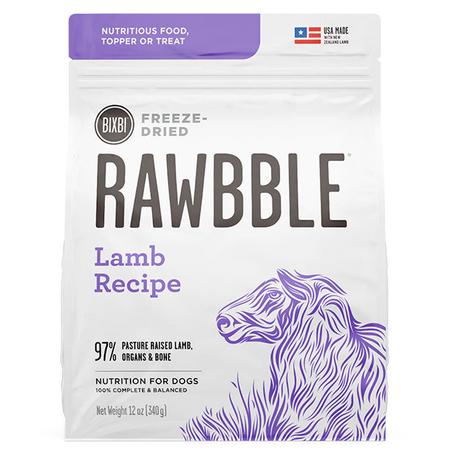 Rawbble Freeze Dried Dog Food Lamb Recipe