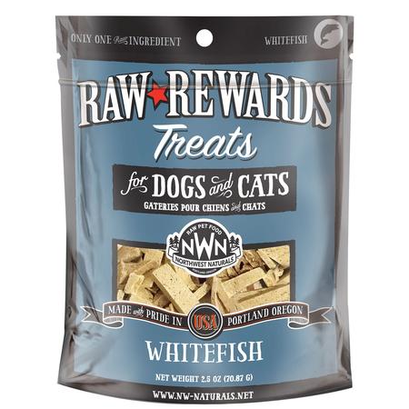 Raw Rewards Freeze Dried Whitefish Treats