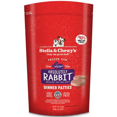 Absolutely Rabbit Frozen Raw Dinner Patties