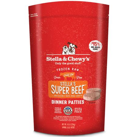 Stella's Super Beef Frozen Raw Dinner Patties