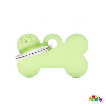 Small Bone Green in Aluminum