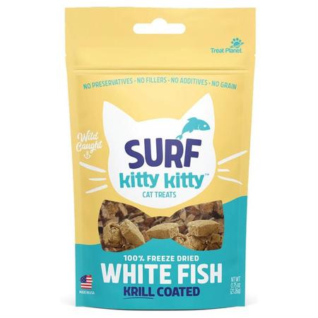 Surf Kitty Kitty White Fish Krill Coated Freeze Dried Cat Treats