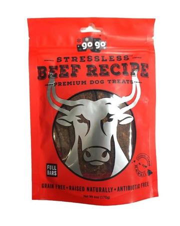 GoGo Stressles Beef Jerky Bars - 6 oz