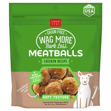 Wag More Bark Less Grain Free Chicken Meatballs