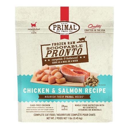 Raw Frozen Chicken & Salmon Formula