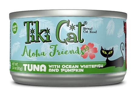 Tiki Cat Aloha Friends Tuna with Ocean Whitefish and Pumpkin