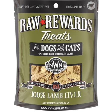 Raw Rewards Freeze-Dried Lamb Liver Treats