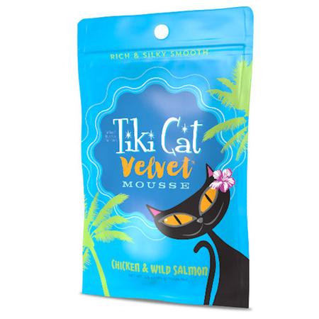 Chicken & Wild Salmon Velvet Mousse Cat Food