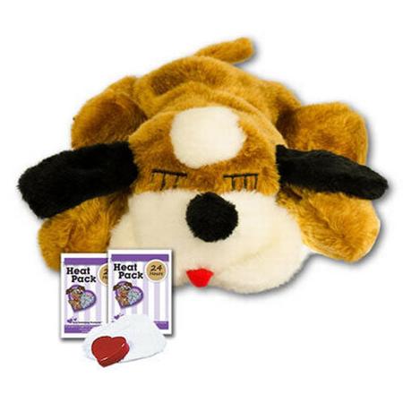 Brown and White Snuggle Puppy