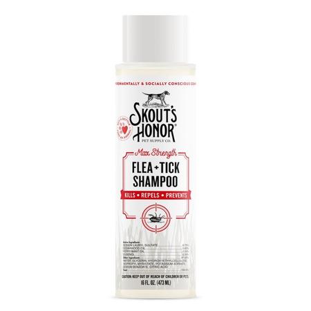 Max Strength Flea+Tick Shampoo