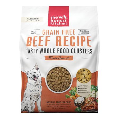 The Honest Kitchen Grain Free Beef Clusters Dry Dog Food