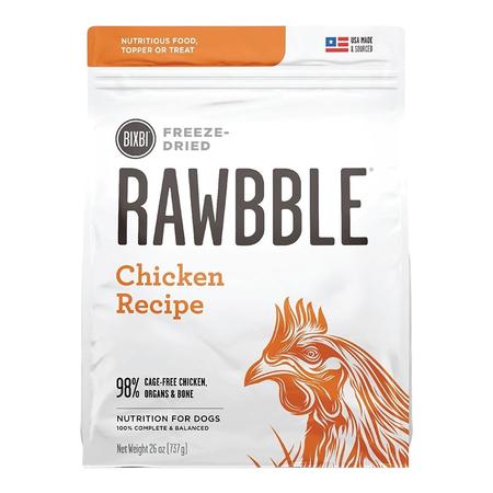 Rawbble Freeze Dried Dog Food Chicken Recipe