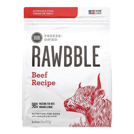 Rawbble Beef Freeze-Dried Dog Food