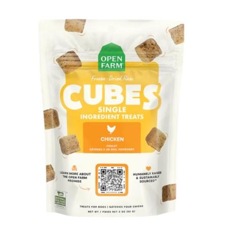 Open Farm Freeze-Dried Raw Single Ingredient Cubes – Chicken Dog Treats