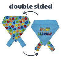 Blue Party Time Bandana (Item #665635996151)
