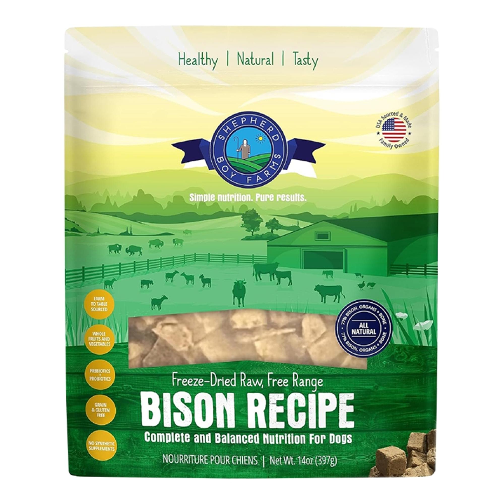 Freeze-Dried Raw Bison Recipe