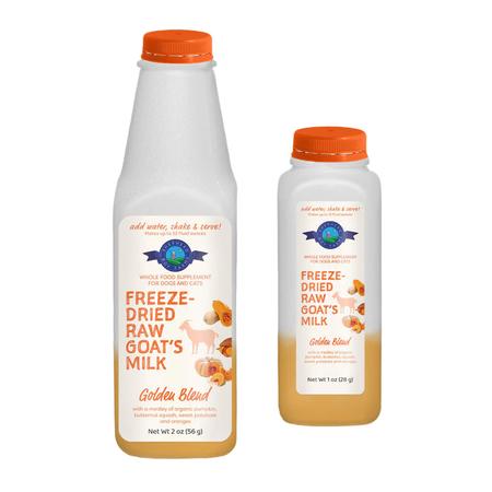 Freeze-Dried Raw Goat's Milk - Golden Blend