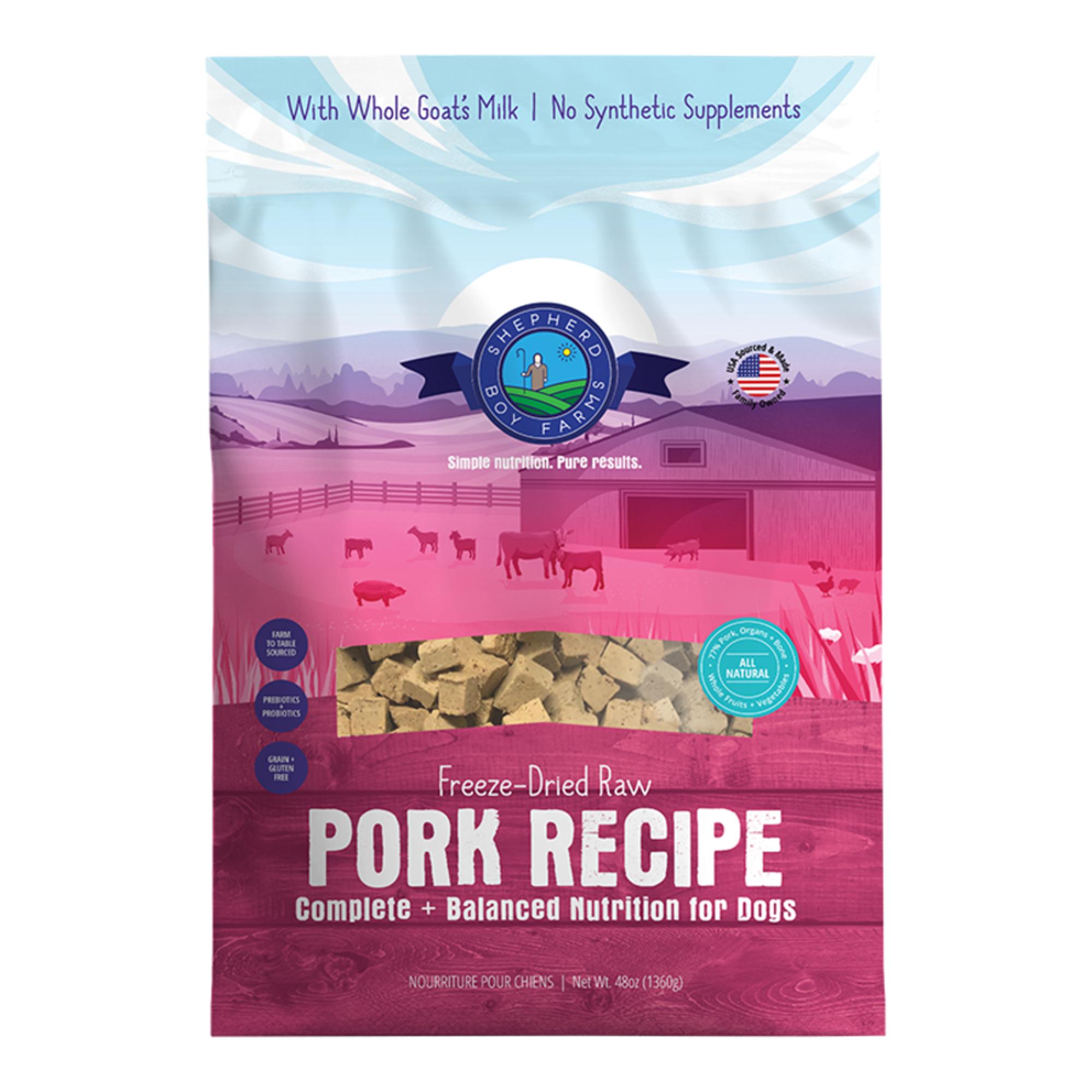 Freeze-Dried Raw Pork Recipe