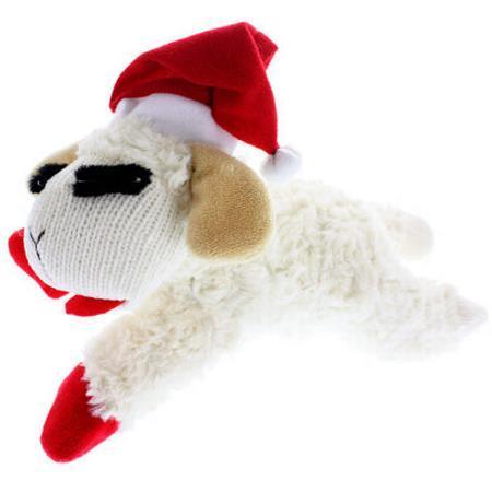 Lamb Chop with Santa Hat