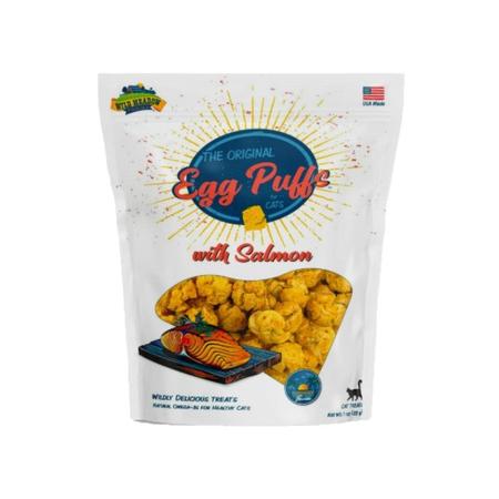 Egg Puffs For Cats with Salmon