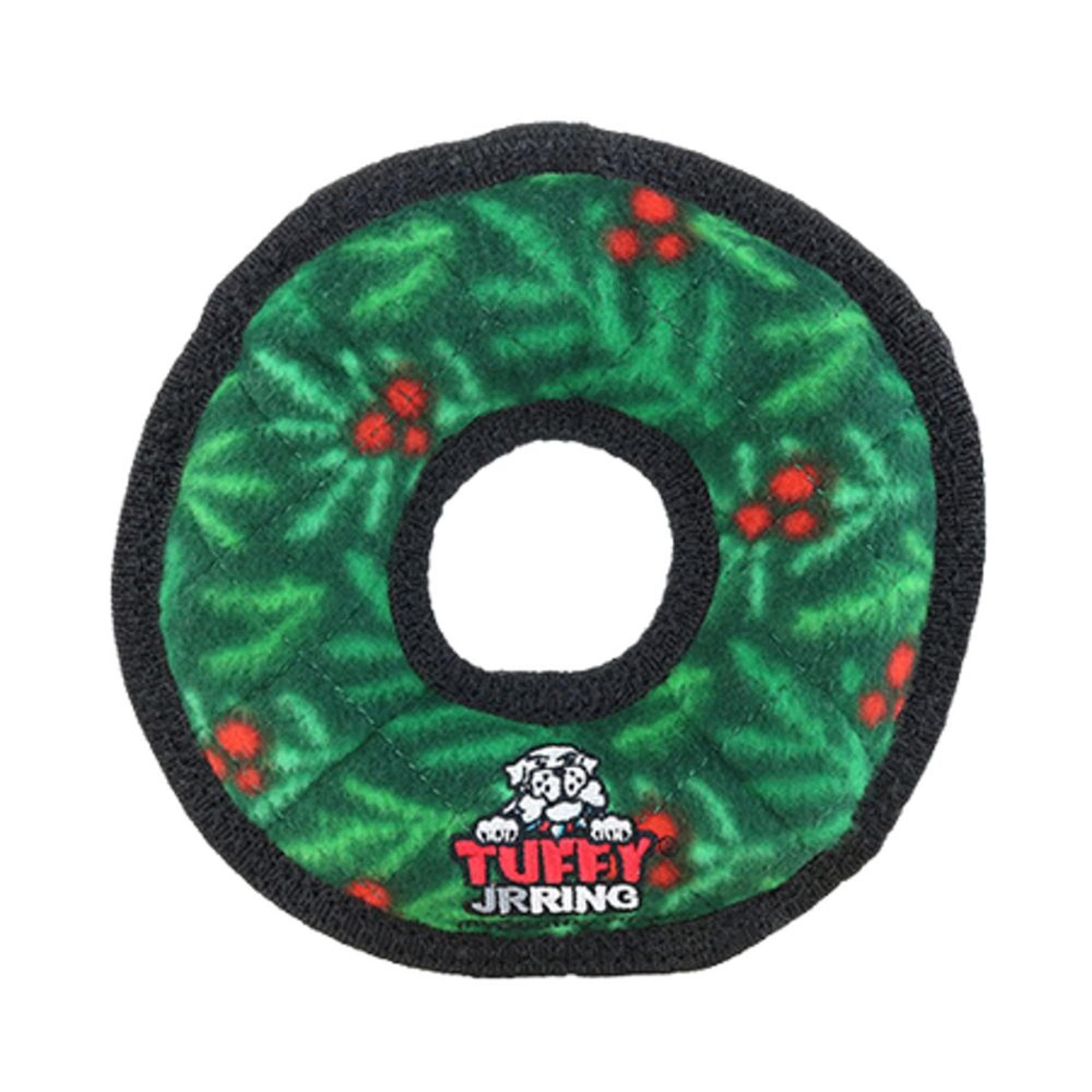Holiday Junior Ring Wreath Dog Toy