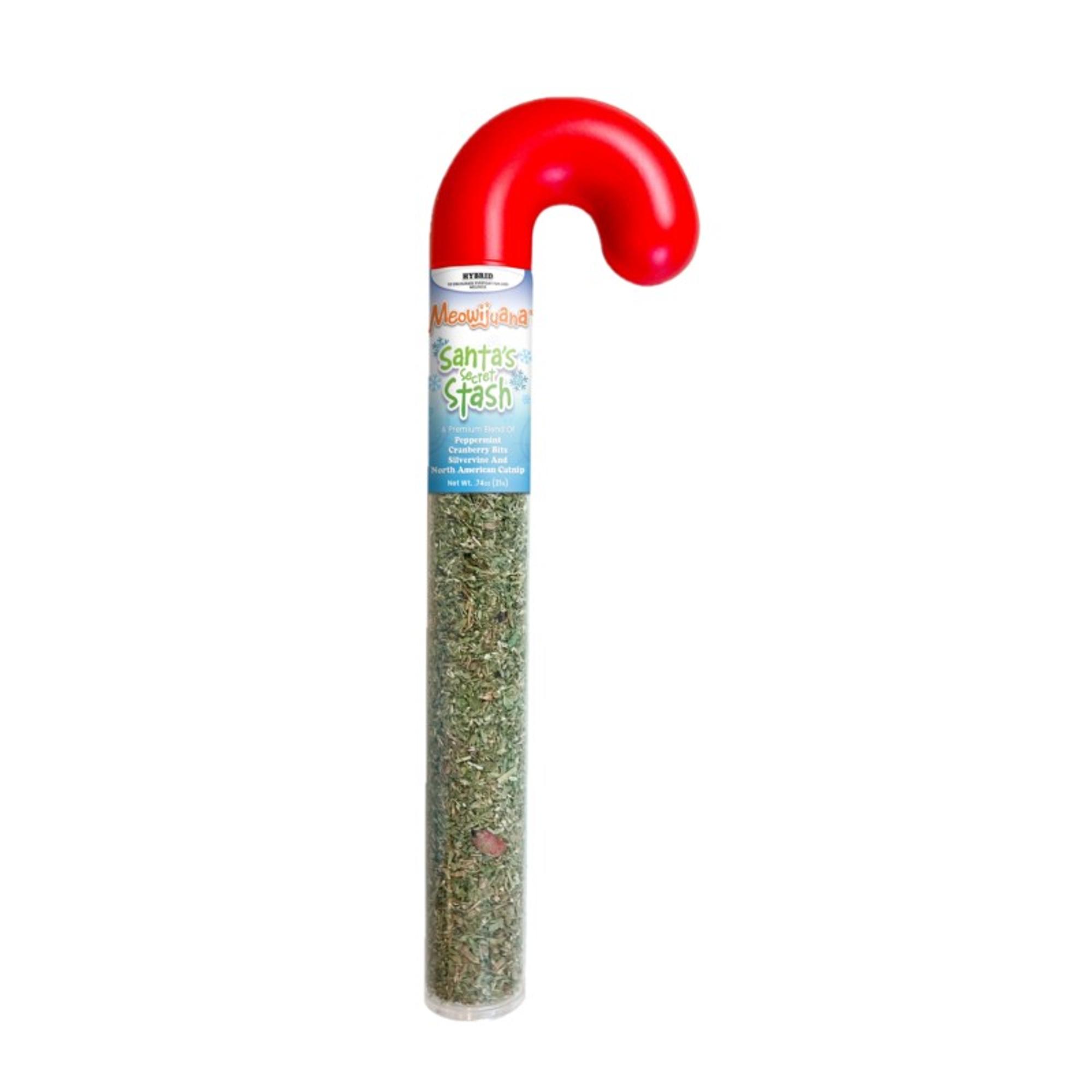 Santa's Secret Stash Catnip Candy Cane
