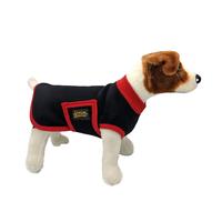 Black Fleece Dog Coat With Red (Item #400000017372)
