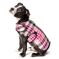 Pink Plaid Blanket Dog Coat (Item #811919035195)