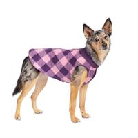 Rose Buffalo Check/Huckleberry Double Fleece Pullover (Item #810153442080)