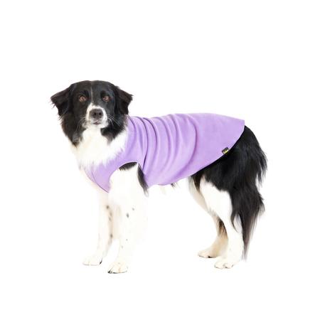Lavender Stretch Fleece Pullover