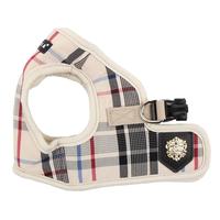 Beige Plaid Junior Soft Vest Dog Harness (Item #8806311194337)