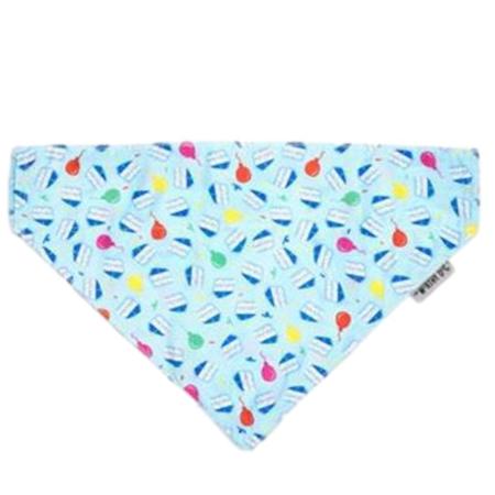 #bday Bandana Blue Lg
