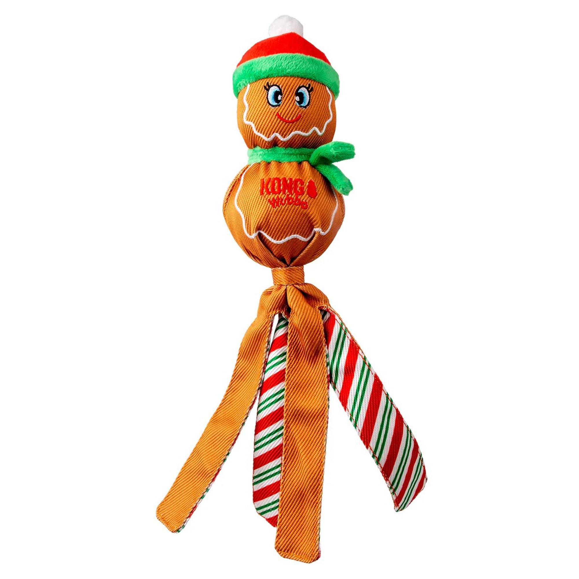 Holiday Wubba™ Gingerbread Man Dog Toy