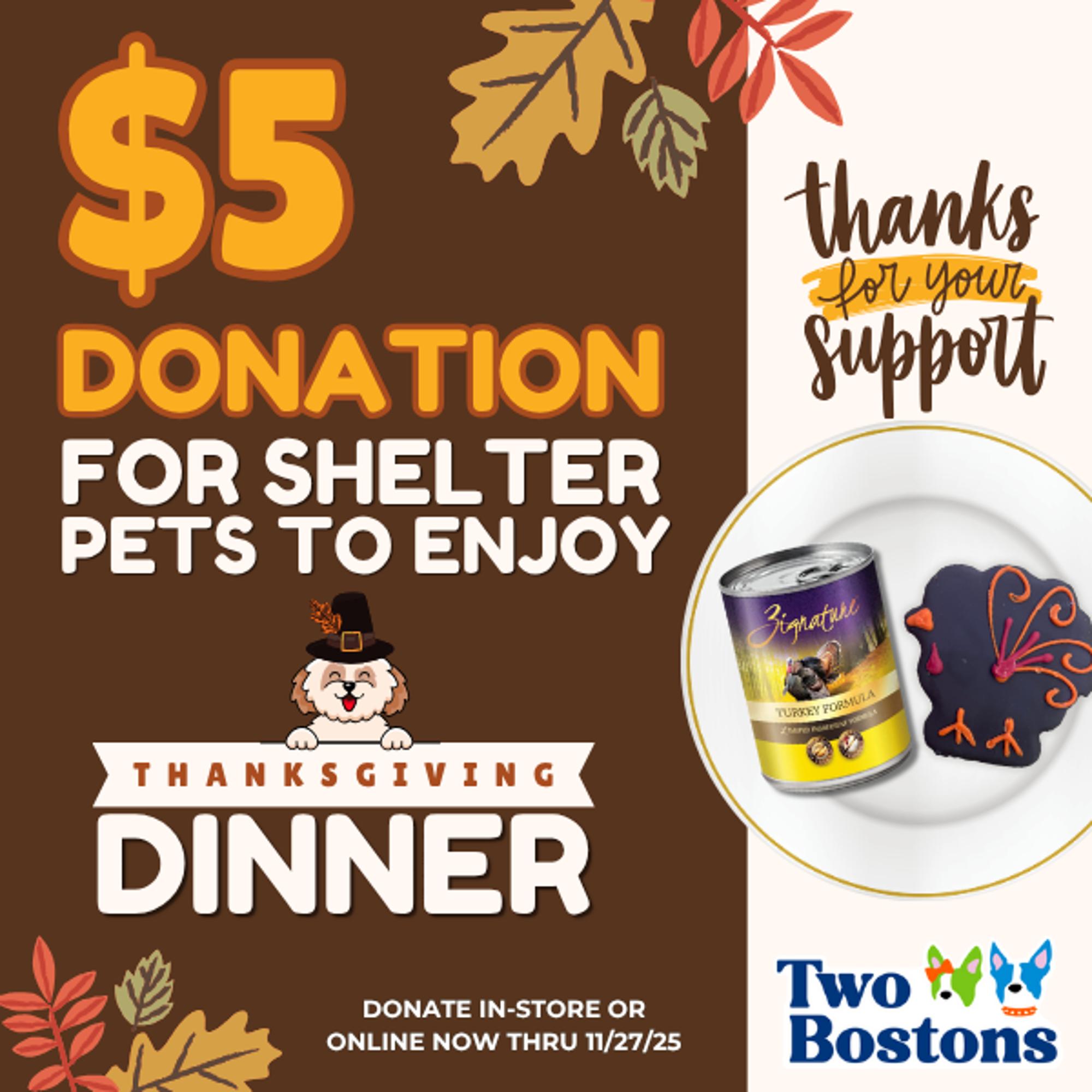 Thanksgiving Dinner Donation