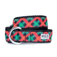 Holiday Check Dog Collar (Item #845851095931)