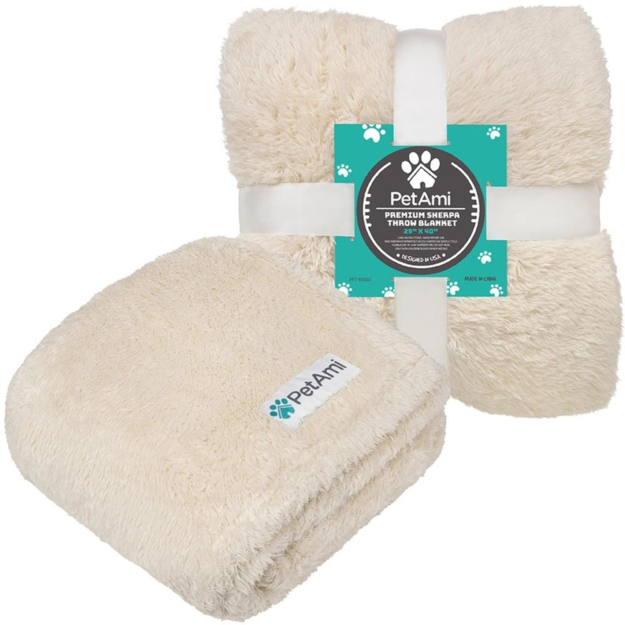 Fluffy Pet Blanket Beige