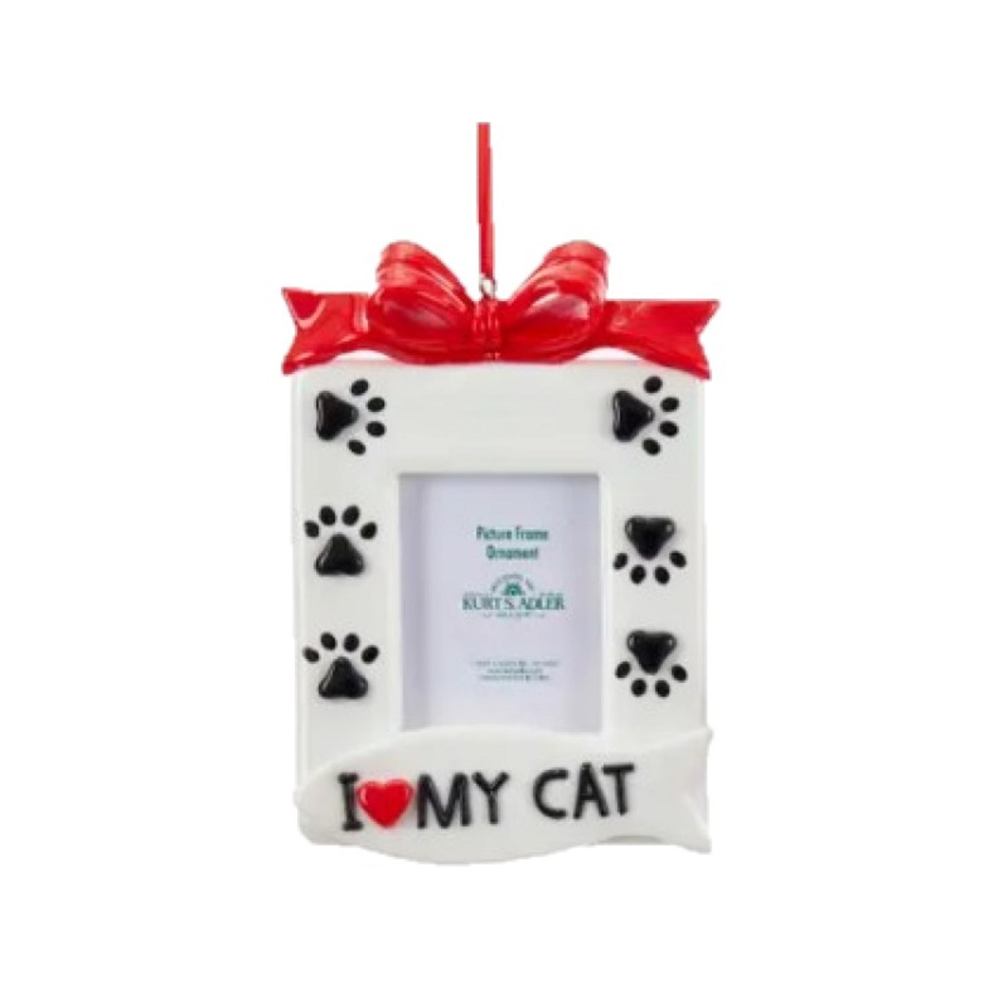Cat Picture Frame Ornament