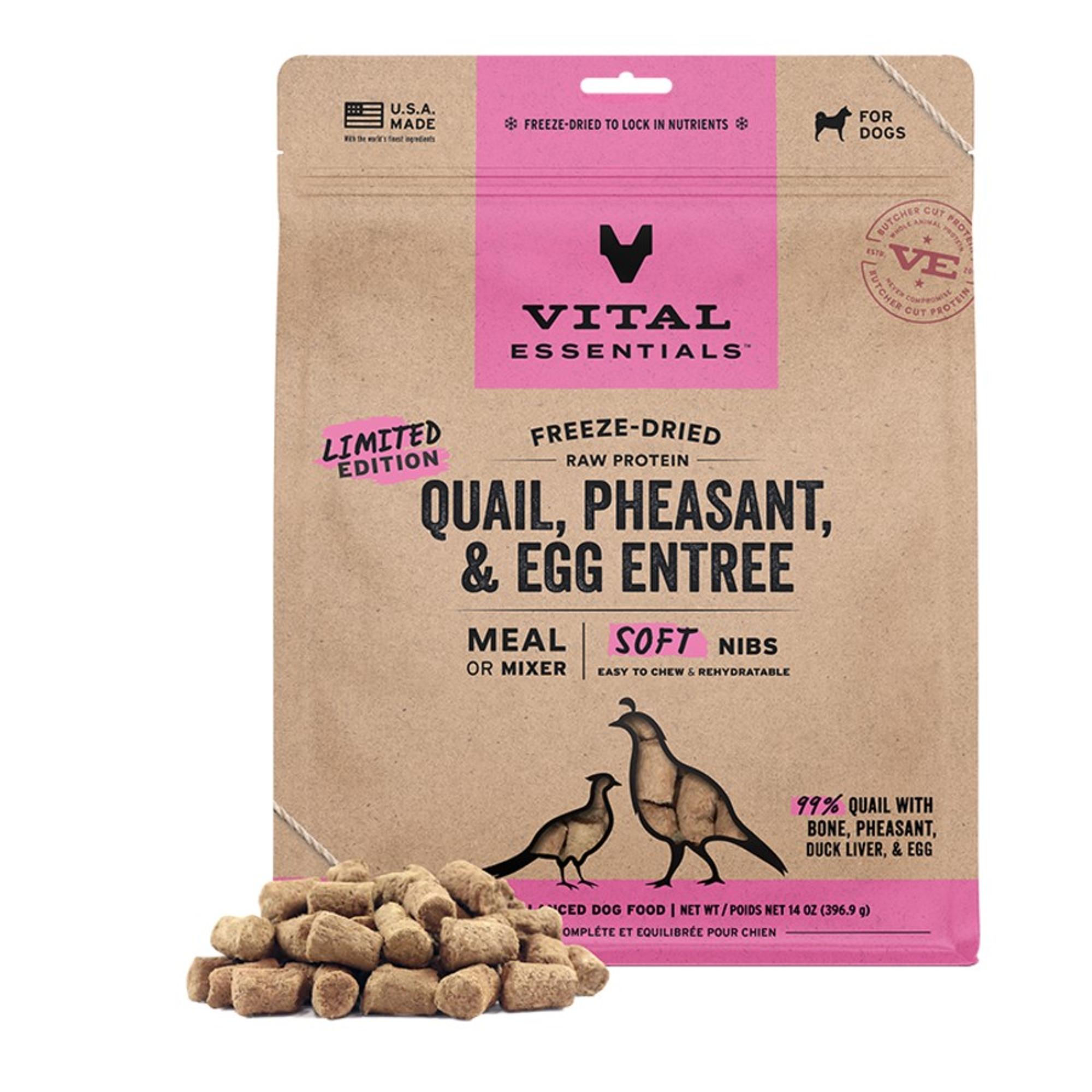Quail, Pheasant and Egg Freeze-Dried Soft Nibs
