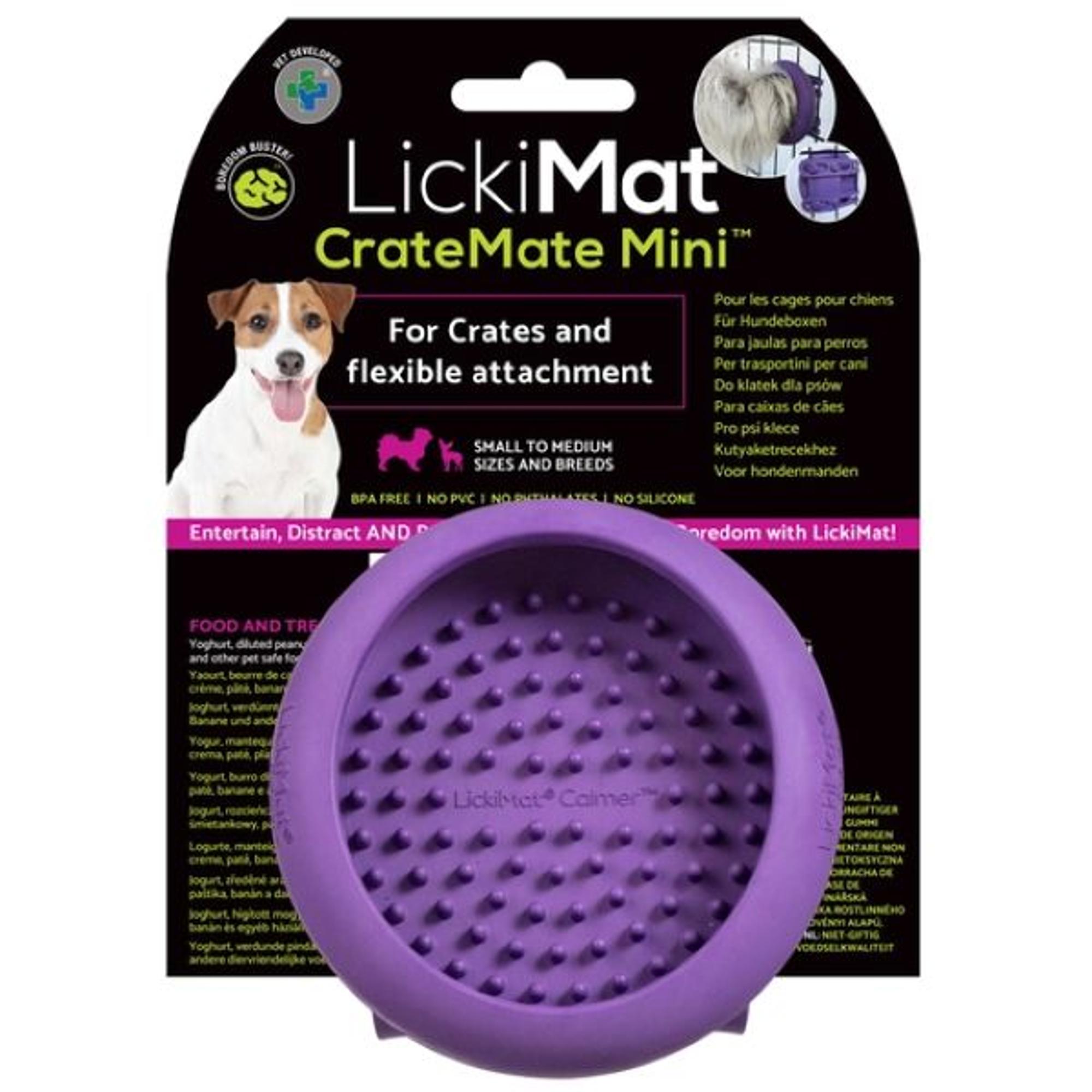 LickiMat CrateMate Mini - Purple