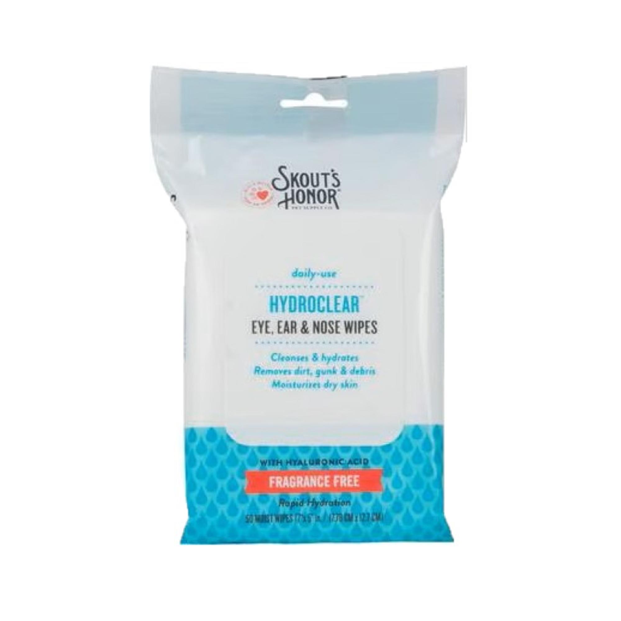 HydroClear Eye, Ear & Nose Dog & Cat Grooming Wipes