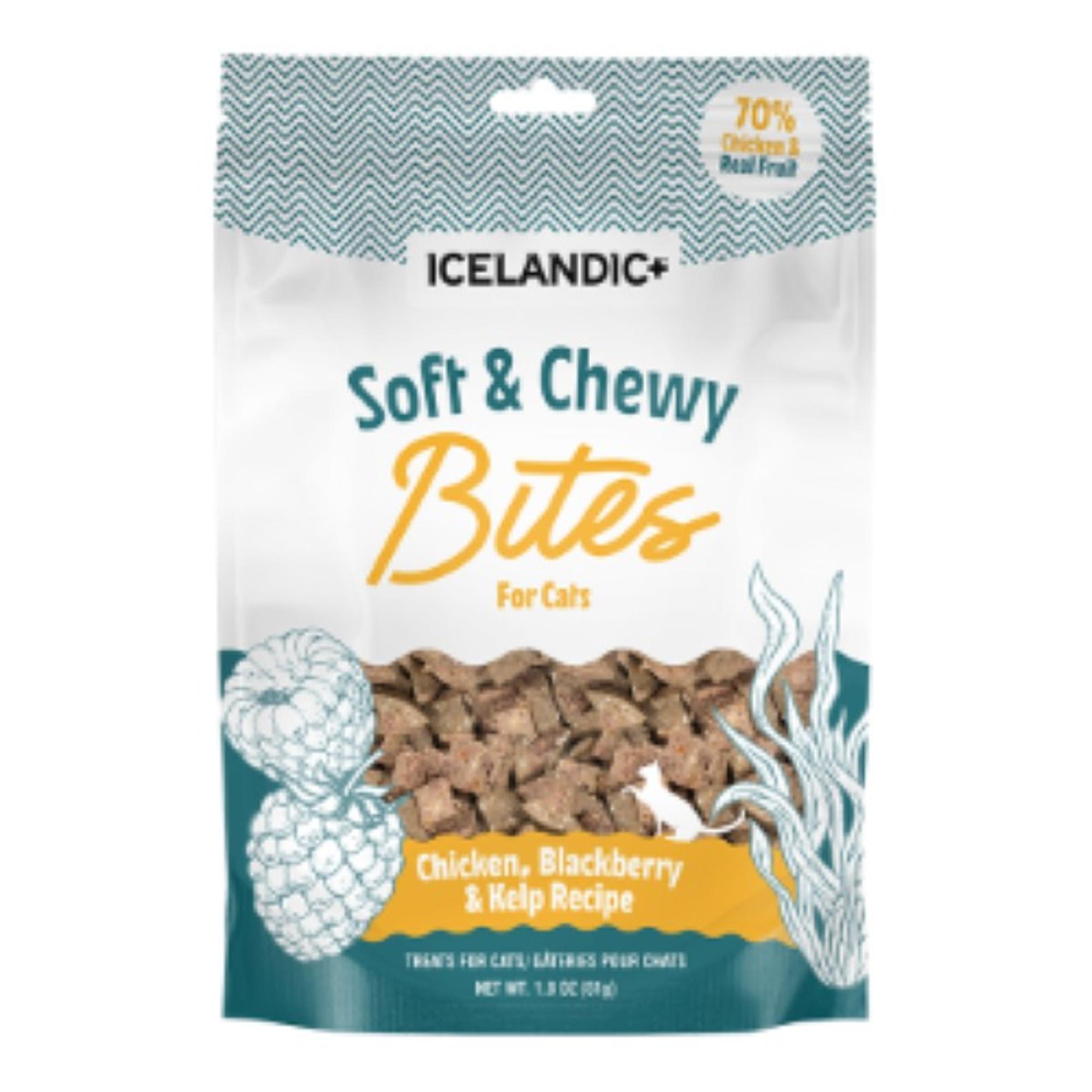 Chicken, Blackberry & Kelp Recipe Soft & Chewy Bites for Cats