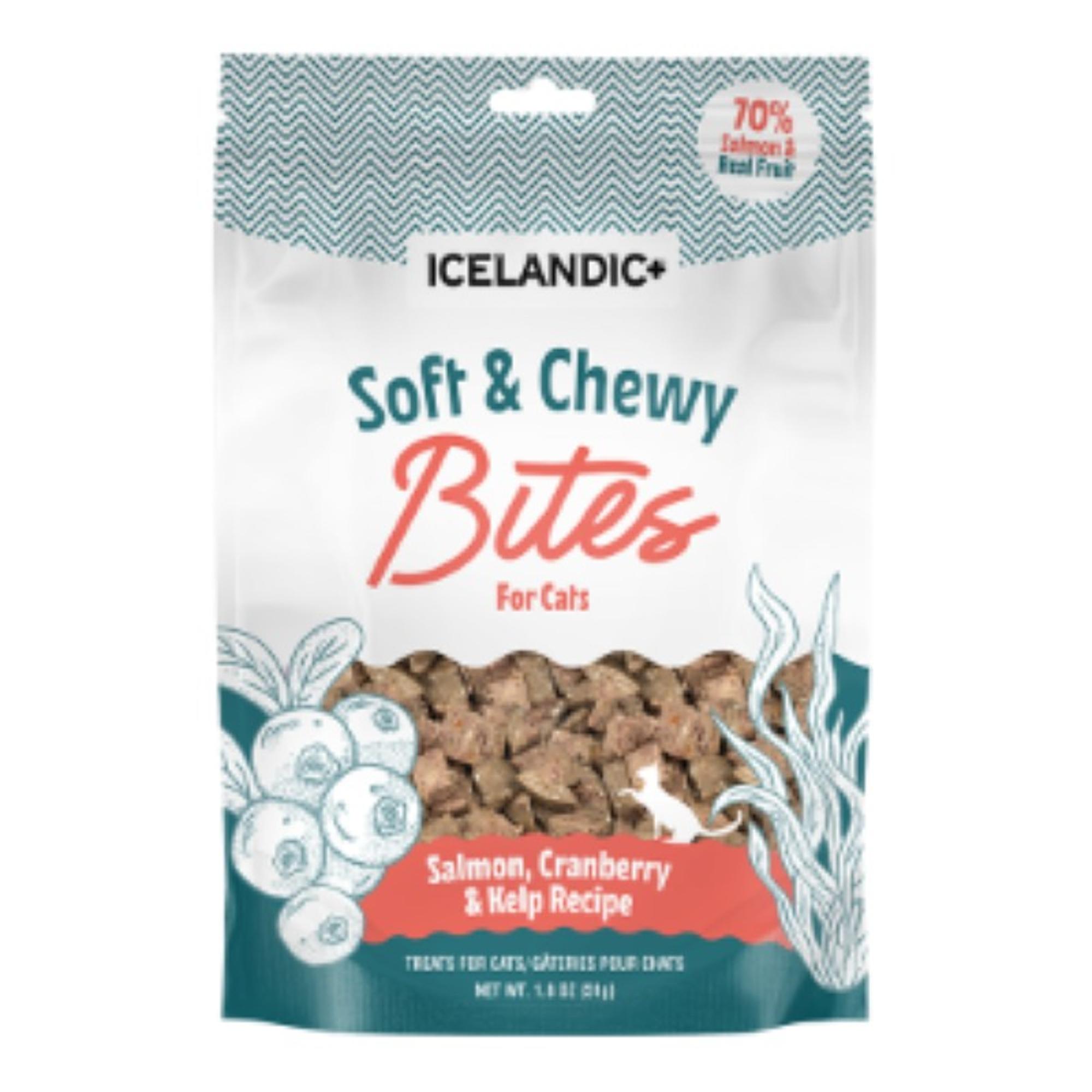 Salmon, Cranberry & Kelp Recipe Soft & Chewy Bites for Cats