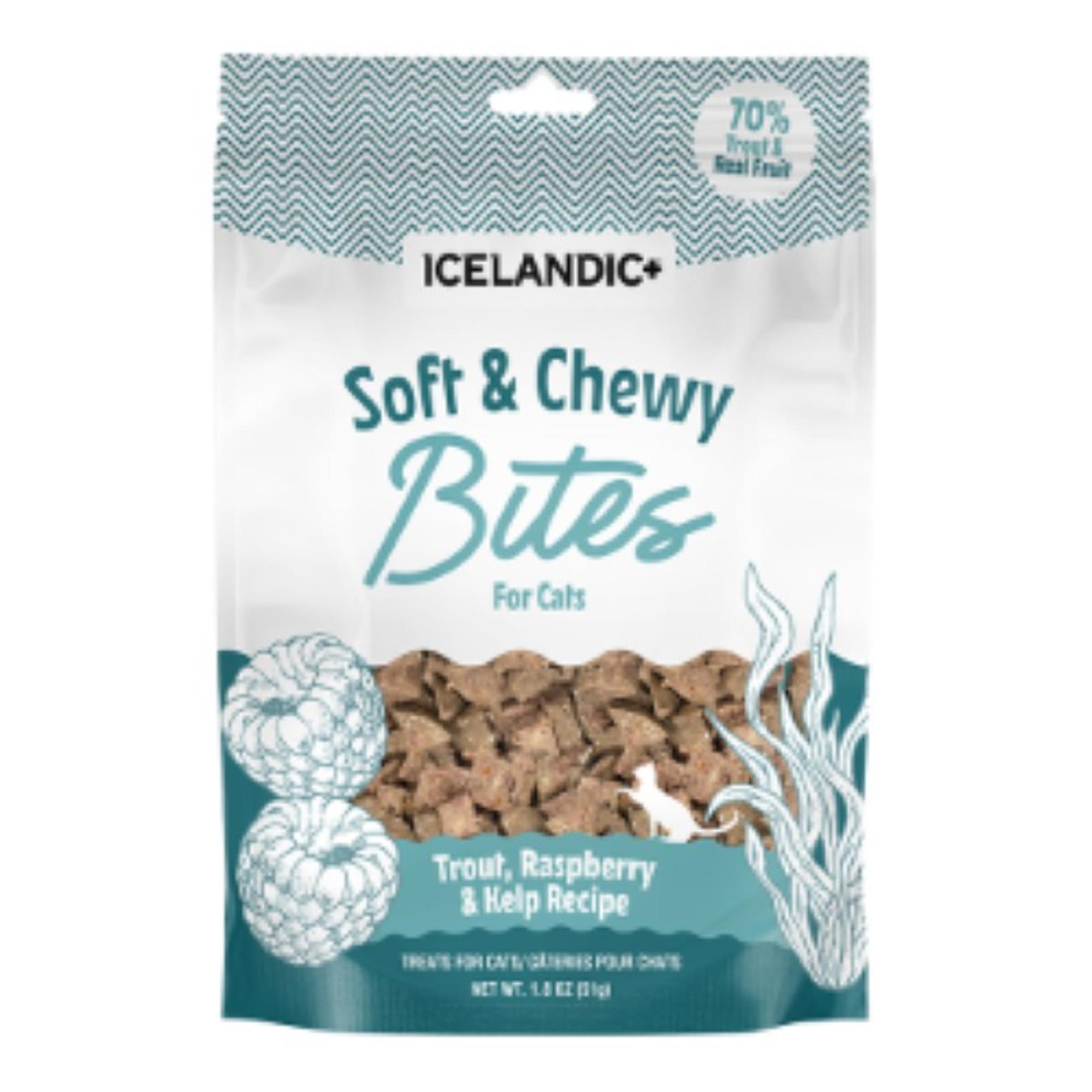 Trout, Raspberry & Kelp Recipe Soft & Chewy Bites for Cats