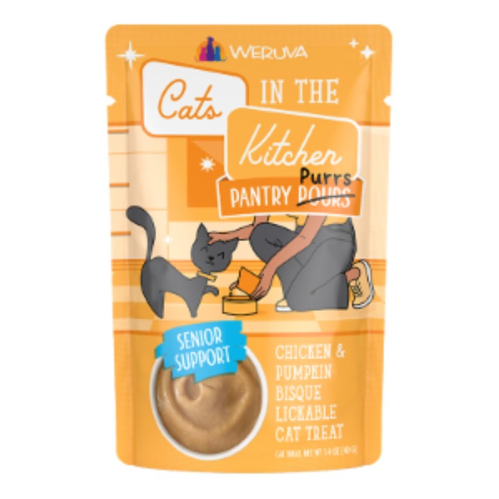 Chicken & Pumpkin Bisque with Senior Support Lickable Cat Treat
