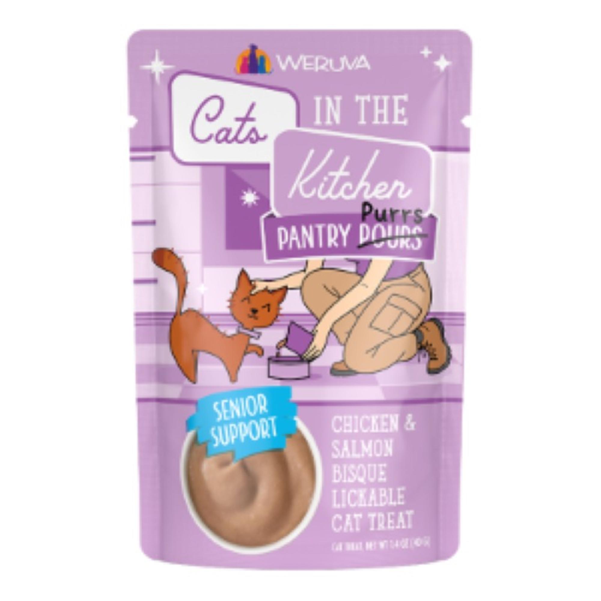 Chicken & Salmon Bisque with Senior Support Lickable Cat Treat