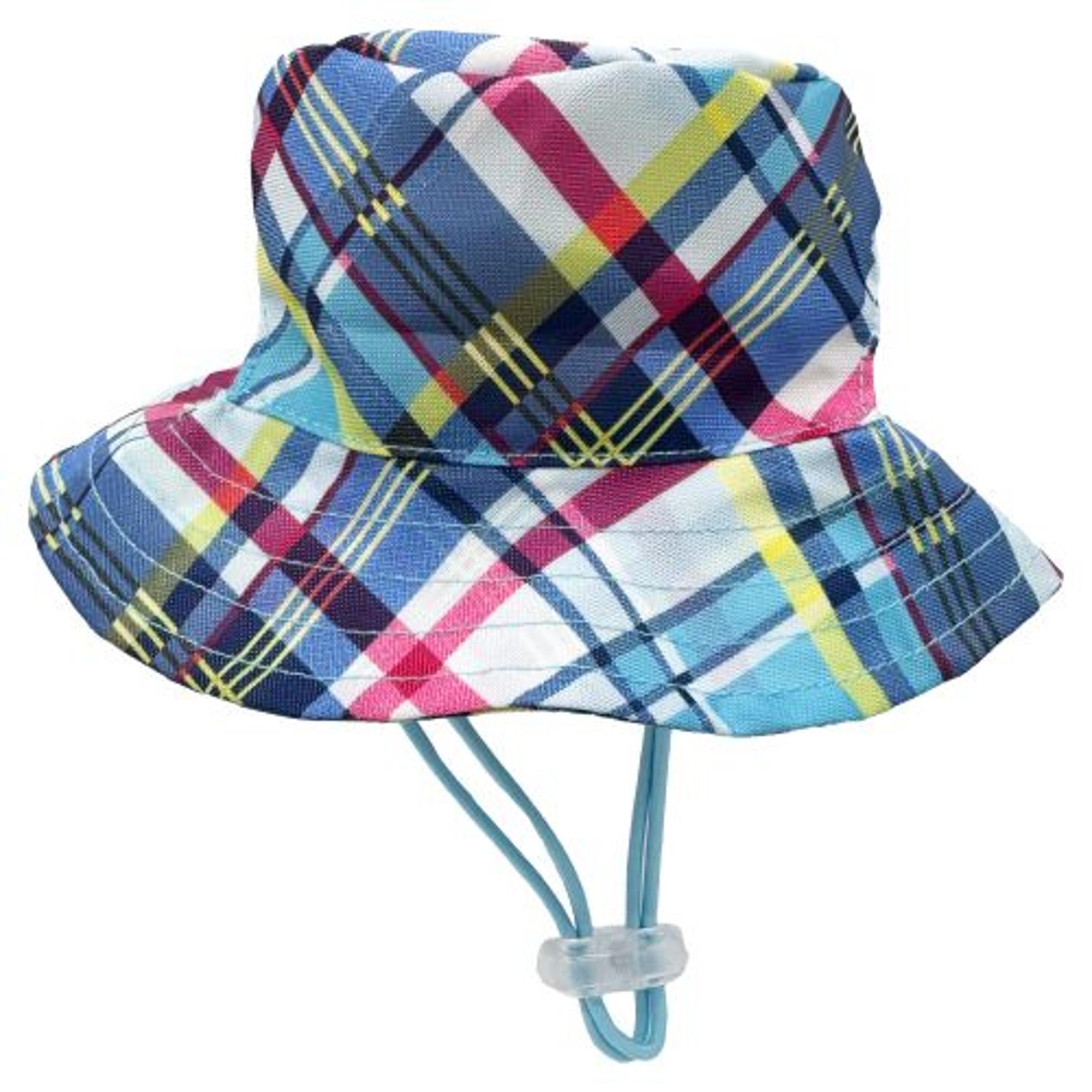Blue Madras Bucket Hats with SnugFit®