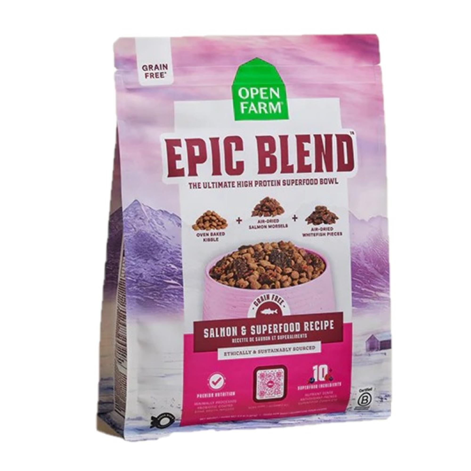 Epic Blend Salmon & Superfoods Grain-Free Dry Dog Kibble